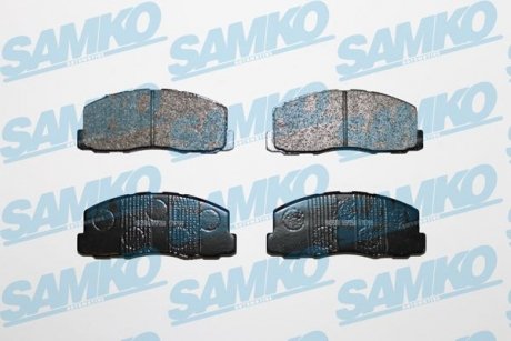 Тормозные колодки, дисковый тормоз (набор) SAMKO 5SP260 (фото 1)