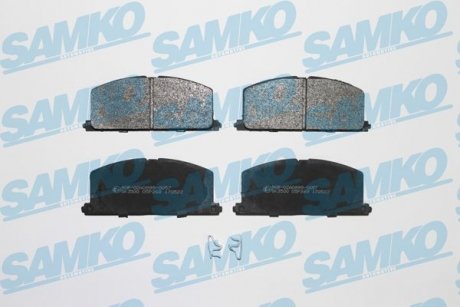 Тормозные колодки, дисковый тормоз (набор) SAMKO 5SP268 (фото 1)