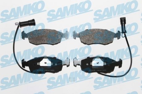 Гальмівні колодки, дискове гальмо (набір) SAMKO 5SP269 (фото 1)