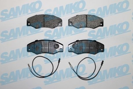 Тормозные колодки, дисковый тормоз (набор) SAMKO 5SP276 (фото 1)