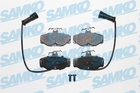 Тормозные колодки, дисковый тормоз (набор) SAMKO 5SP279 (фото 1)
