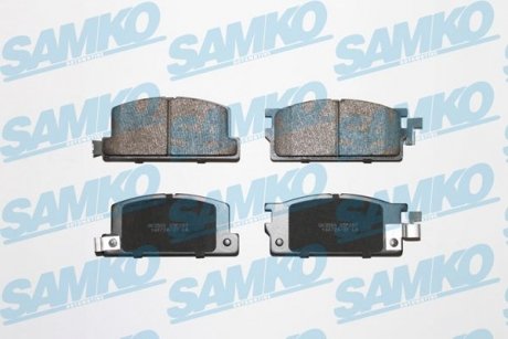 Тормозные колодки, дисковый тормоз (набор) SAMKO 5SP287