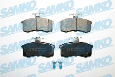 Тормозные колодки, дисковый тормоз (набор) SAMKO 5SP288 (фото 1)