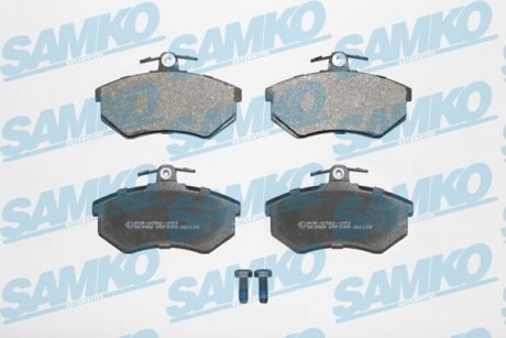 Гальмівні колодки, дискове гальмо (набір) SAMKO 5SP299
