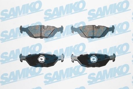 Тормозные колодки, дисковый тормоз (набор) SAMKO 5SP306 (фото 1)