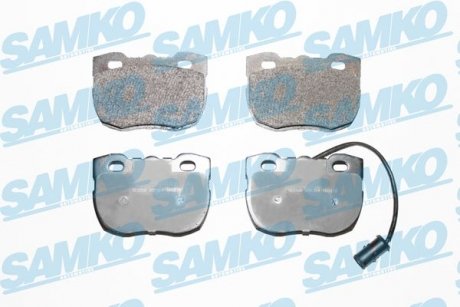 Тормозные колодки, дисковый тормоз (набор) SAMKO 5SP324 (фото 1)