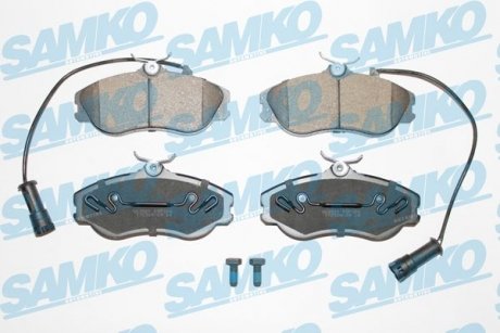 Тормозные колодки, дисковый тормоз (набор) SAMKO 5SP326 (фото 1)