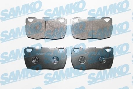 Тормозные колодки, дисковый тормоз (набор) SAMKO 5SP332 (фото 1)