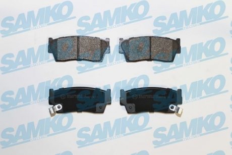 Тормозные колодки, дисковый тормоз (набор) SAMKO 5SP342 (фото 1)
