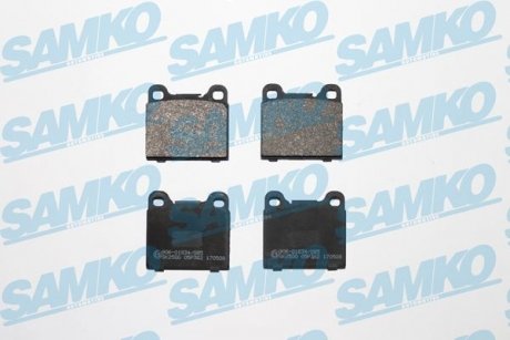 Тормозные колодки, дисковый тормоз (набор) SAMKO 5SP362 (фото 1)