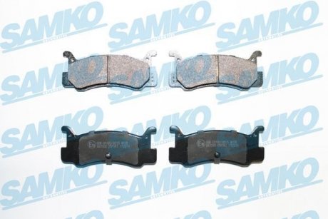 Тормозные колодки, дисковый тормоз (набор) SAMKO 5SP367 (фото 1)