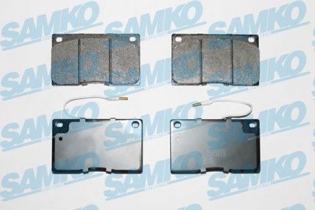 Тормозные колодки, дисковый тормоз (набор) SAMKO 5SP372 (фото 1)