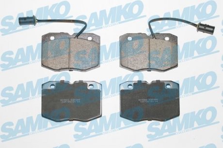 Тормозные колодки, дисковый тормоз (набор) SAMKO 5SP388 (фото 1)