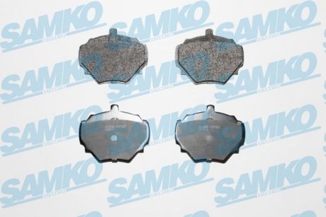 Тормозные колодки, дисковый тормоз (набор) SAMKO 5SP392 (фото 1)