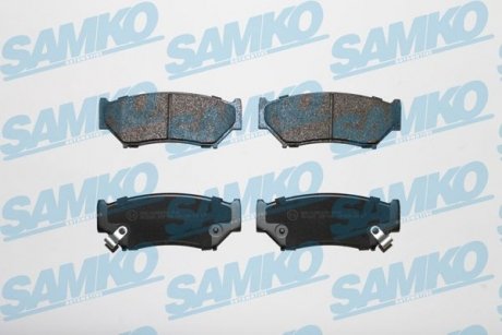 Тормозные колодки, дисковый тормоз (набор) SAMKO 5SP396 (фото 1)