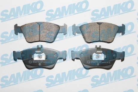 Тормозные колодки, дисковый тормоз (набор) SAMKO 5SP409 (фото 1)