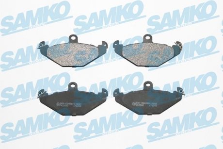 Тормозные колодки, дисковый тормоз (набор) SAMKO 5SP427 (фото 1)