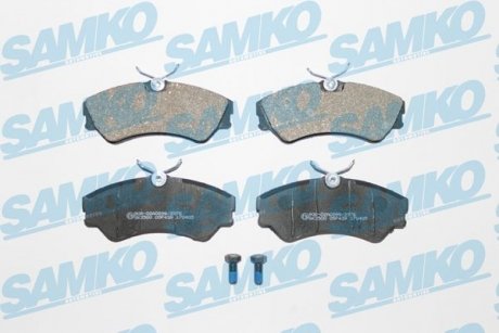 Колодки тормозные передние VW T4 90-95 R14 SAMKO 5SP439