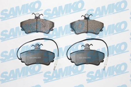 Тормозные колодки, дисковый тормоз (набор) SAMKO 5SP452 (фото 1)