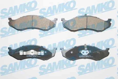 Тормозные колодки, дисковый тормоз (набор) SAMKO 5SP459 (фото 1)
