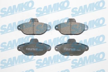 Тормозные колодки, дисковый тормоз (набор) SAMKO 5SP464
