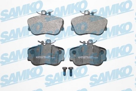 Тормозные колодки, дисковый тормоз (набор) SAMKO 5SP492