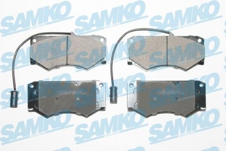 Тормозные колодки, дисковый тормоз (набор) SAMKO 5SP499 (фото 1)