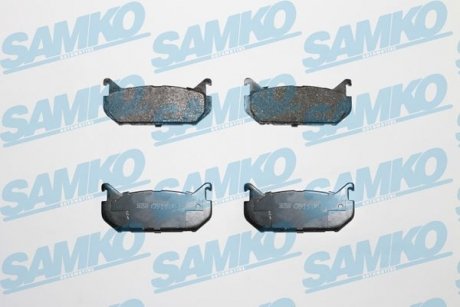 Тормозные колодки, дисковый тормоз (набор) SAMKO 5SP512