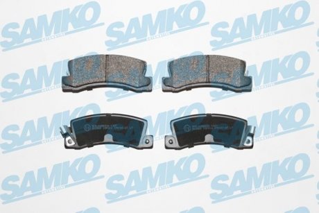 Тормозные колодки, дисковый тормоз (набор) SAMKO 5SP514 (фото 1)