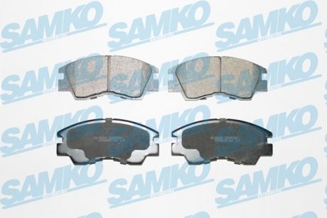 Тормозные колодки, дисковый тормоз (набор) SAMKO 5SP550 (фото 1)