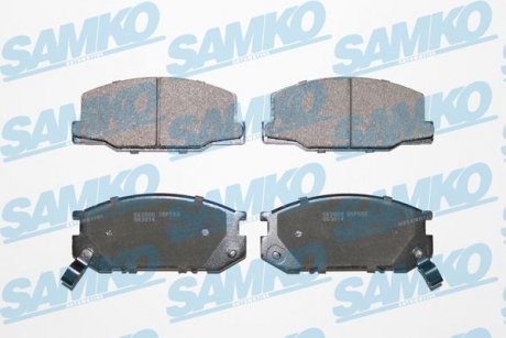 Тормозные колодки, дисковый тормоз (набор) SAMKO 5SP553 (фото 1)