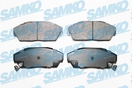 Тормозные колодки, дисковый тормоз (набор) SAMKO 5SP555
