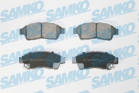 Тормозные колодки, дисковый тормоз (набор) SAMKO 5SP561 (фото 1)