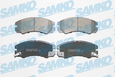 Тормозные колодки, дисковый тормоз (набор) SAMKO 5SP565 (фото 1)