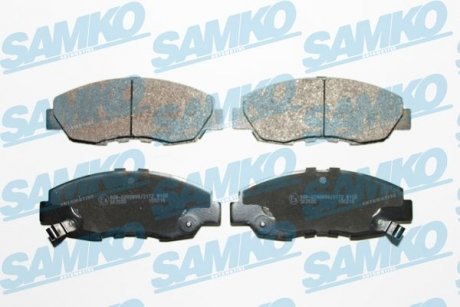 Тормозные колодки, дисковый тормоз (набор) SAMKO 5SP566 (фото 1)