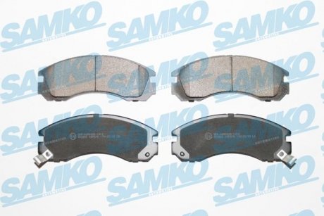 Тормозные колодки, дисковый тормоз (набор) SAMKO 5SP578 (фото 1)
