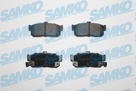 Тормозные колодки, дисковый тормоз (набор) SAMKO 5SP602 (фото 1)