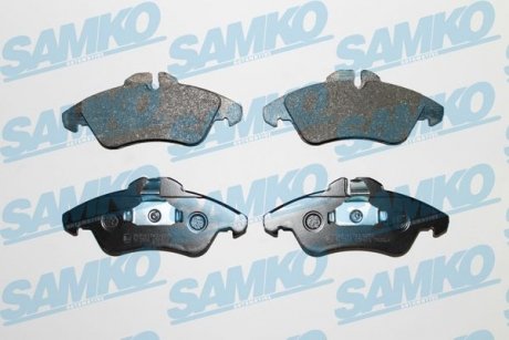 Тормозные колодки, дисковый тормоз (набор) SAMKO 5SP608 (фото 1)