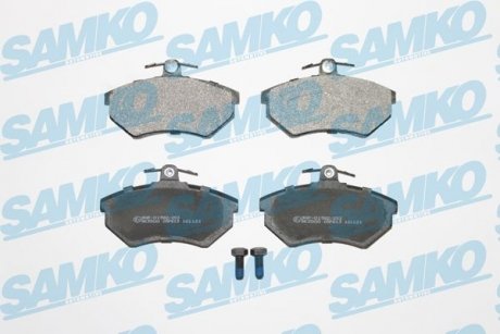 Тормозные колодки, дисковый тормоз (набор) SAMKO 5SP613 (фото 1)