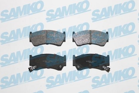 Тормозные колодки, дисковый тормоз (набор) SAMKO 5SP617