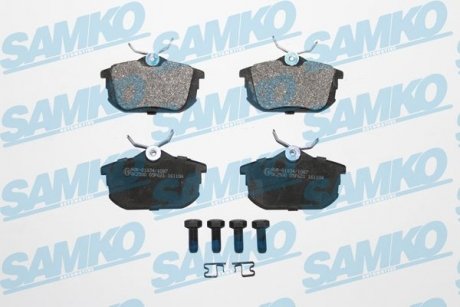 Тормозные колодки, дисковый тормоз (набор) SAMKO 5SP621 (фото 1)