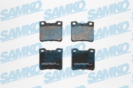 Тормозные колодки, дисковый тормоз (набор) SAMKO 5SP622