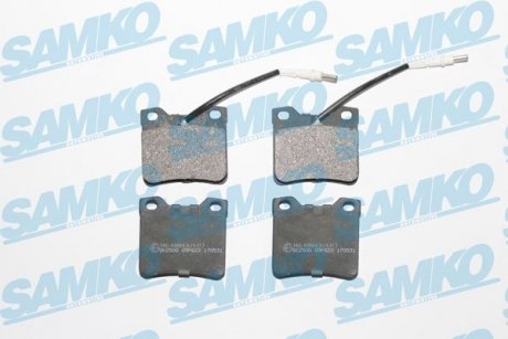 Тормозные колодки, дисковый тормоз (набор) SAMKO 5SP623 (фото 1)
