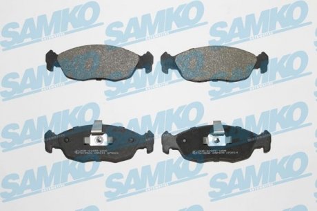 Тормозные колодки, дисковый тормоз (набор) SAMKO 5SP644