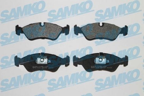 Гальмівні колодки, дискове гальмо (набір) SAMKO 5SP656