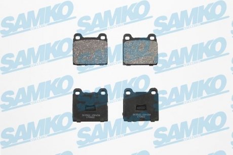 Тормозные колодки, дисковый тормоз (набор) SAMKO 5SP659 (фото 1)
