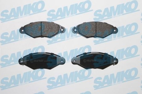 Колодки тормозов перед KANGOO 97> (Bosch) SAMKO 5SP661 (фото 1)
