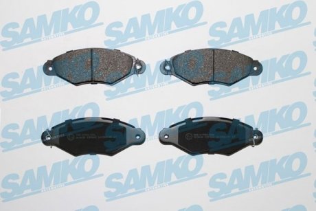Тормозные колодки, дисковый тормоз (набор) SAMKO 5SP662 (фото 1)