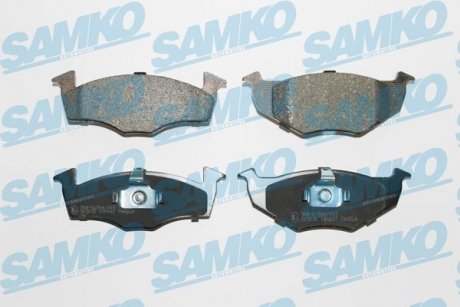 Гальмівні колодки, дискове гальмо (набір) SAMKO 5SP667