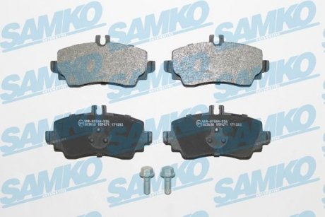 Тормозные колодки, дисковый тормоз (набор) SAMKO 5SP671